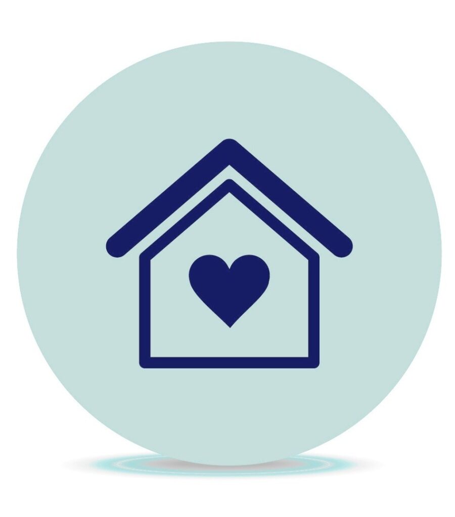 Love home icon